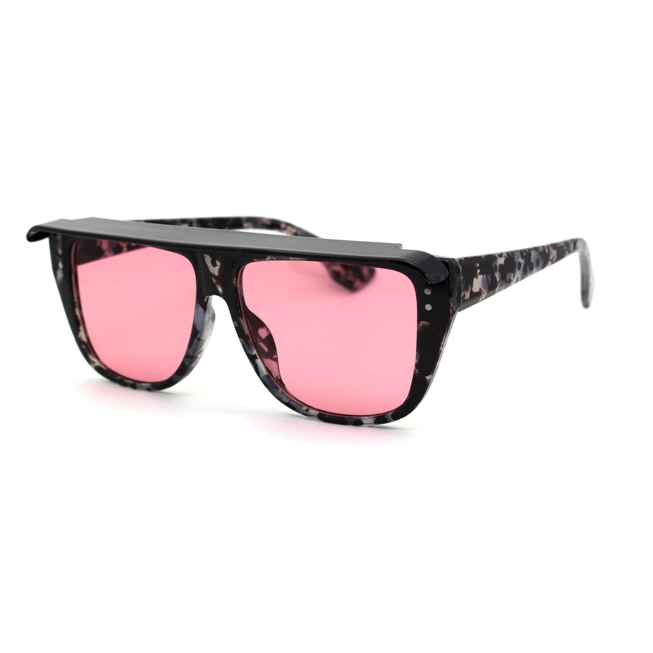Flat Top Mob Plastic Visor Sunglasses for Men & Women - UV Protection, Lightweight & Stylish - Perfect for Driving, Running, and Outdoor Activities
