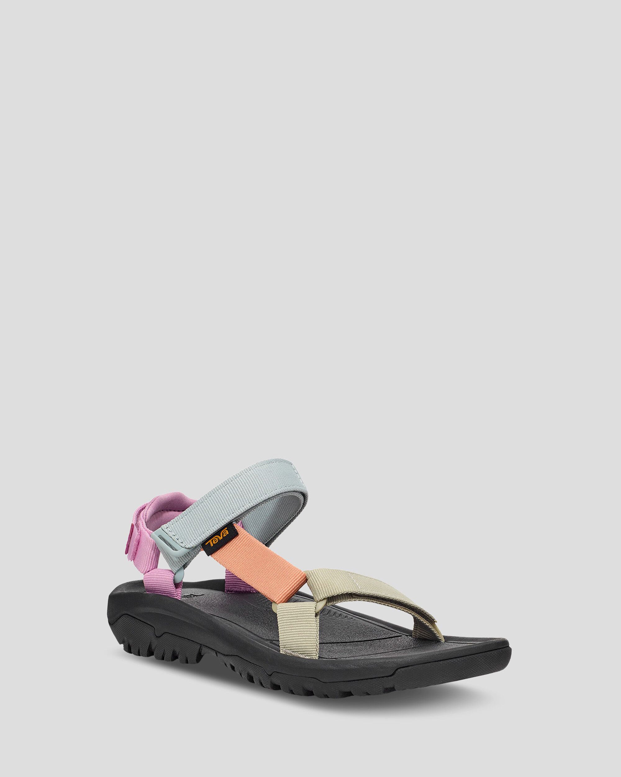 Women's Teva Hurricane XLT 2 Outdoor Sandals - Breathable Hiking & Water Shoes for Women - Eucalyptus/Peach Bloom Color - Perfect for Beach, Camping & Summer Adventures