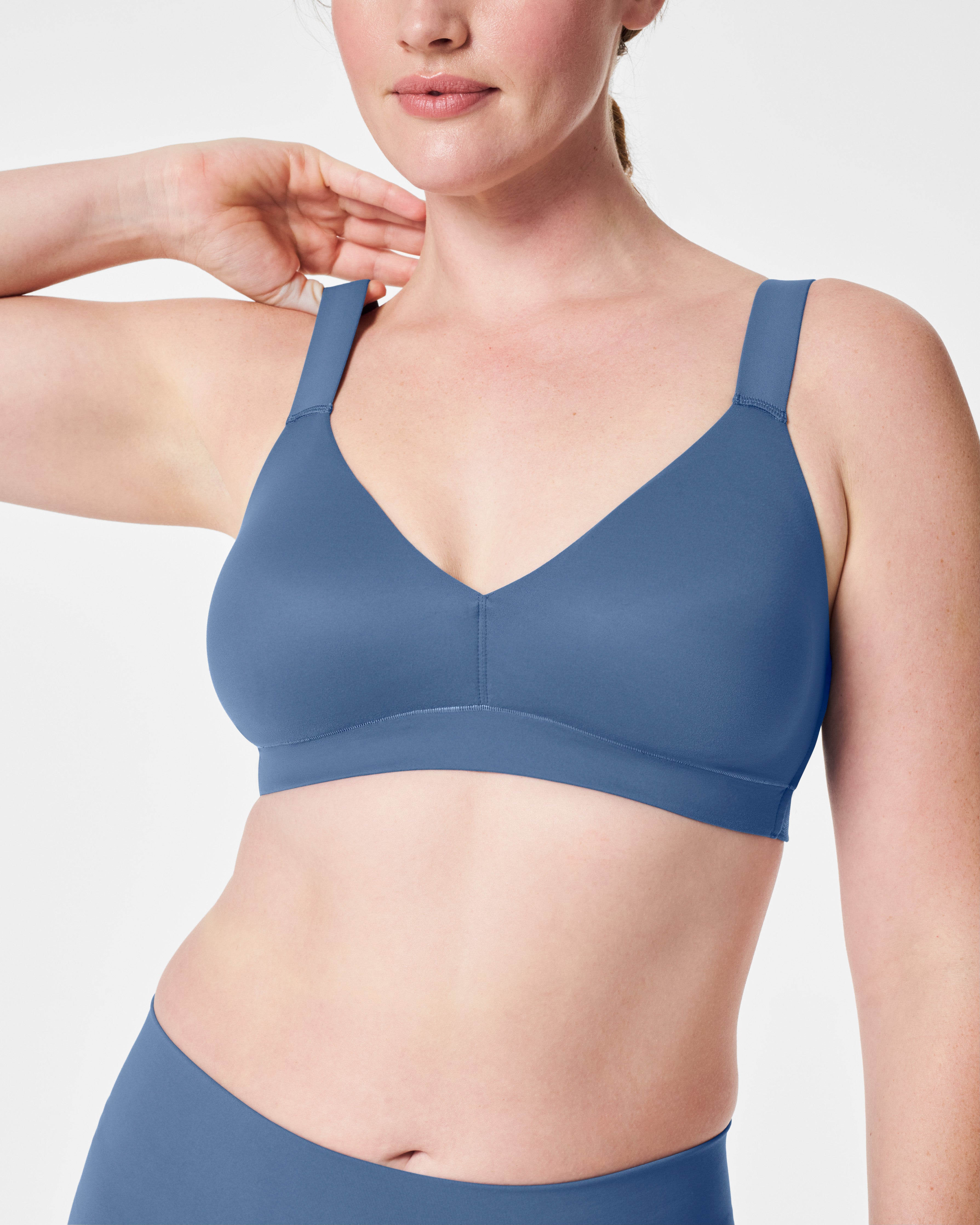 SPANX Smooth Comfort Lightly Lined Bralette - Wireless Support for Everyday Wear, Yoga & Lounge