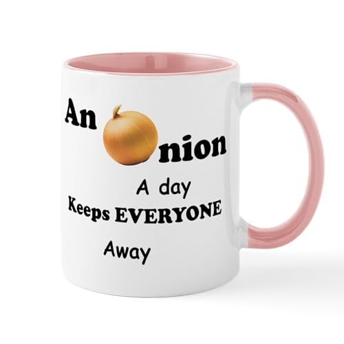White/Pink Inside - Onion A Day Mug