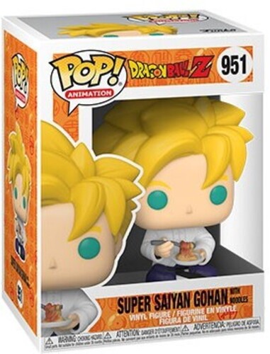 Dragon Ball Z Super Saiyan Gohan Action Figure with Noodles - Anime Collectible Toy for Display & Gifts | Perfect for Fans, Room Decor, and Cosplay Props