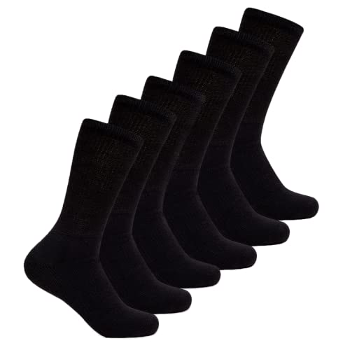 Black (6 Pair Pack)
