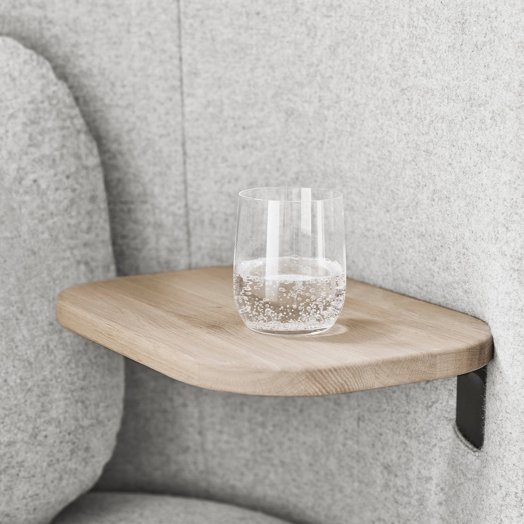 Fuuga Nesting Armchair with Table - Space Saving Modern Lounge Chair for Small Apartments, Living Room, and Office - Perfect for Relaxing, Reading, and Entertaining Guests