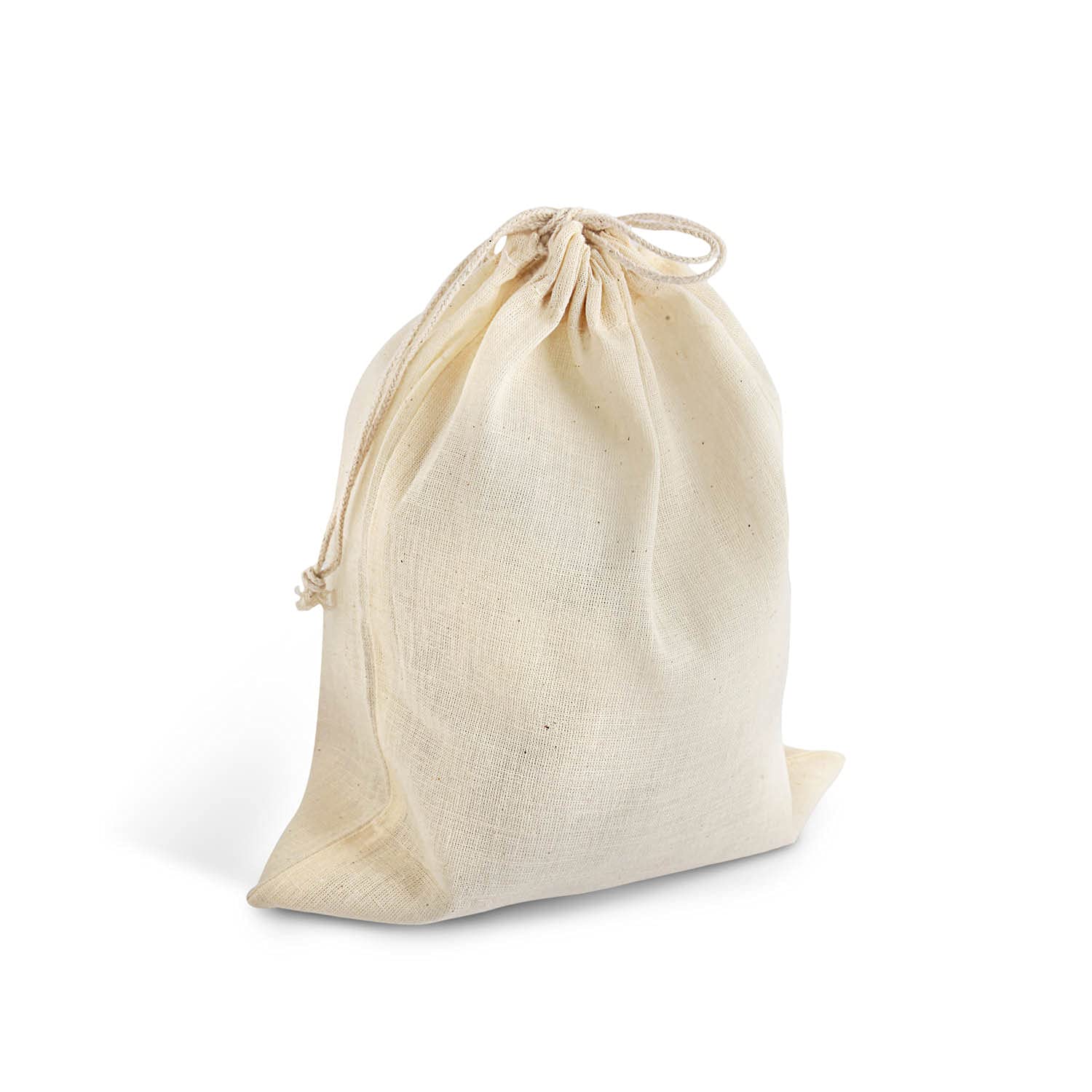 Oreayu 12 Pack Cotton Drawstring Potli Bags - Reusable Kitchen Storage Bags, Eco-Friendly Non-Plastic Spice & Masala Pouches (7x5 Inches, White) - Perfect for Organizing Spices, Tea, Herbs & Small Items
