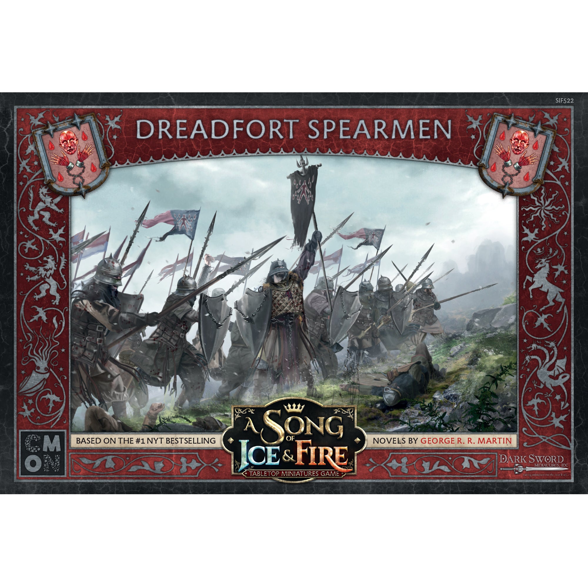 SIF: Dreadfort Spearmen - Premium Collectible Miniatures for Tabletop Gaming, Warhammer & Diorama Scenes | Perfect for Wargaming, Fantasy Battles & Display Collections