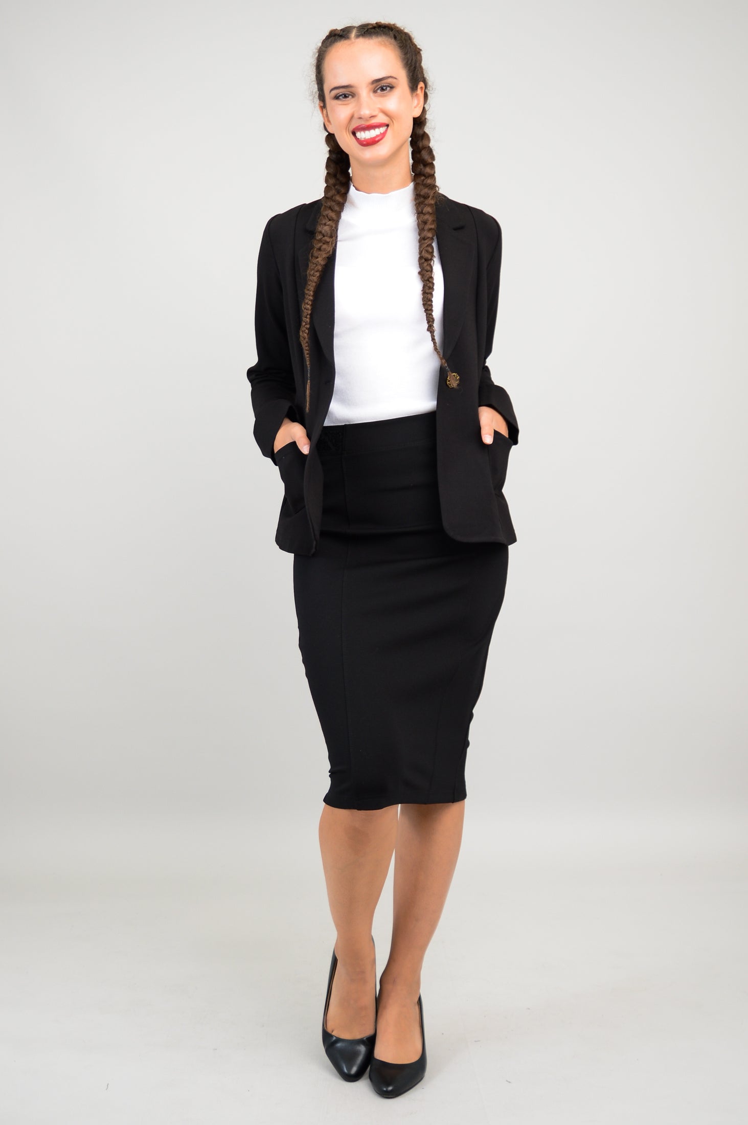 Premium Anders Blazer for Men - Soft Black Modal Fabric Business Jacket - Perfect for Office, Meetings & Formal Events