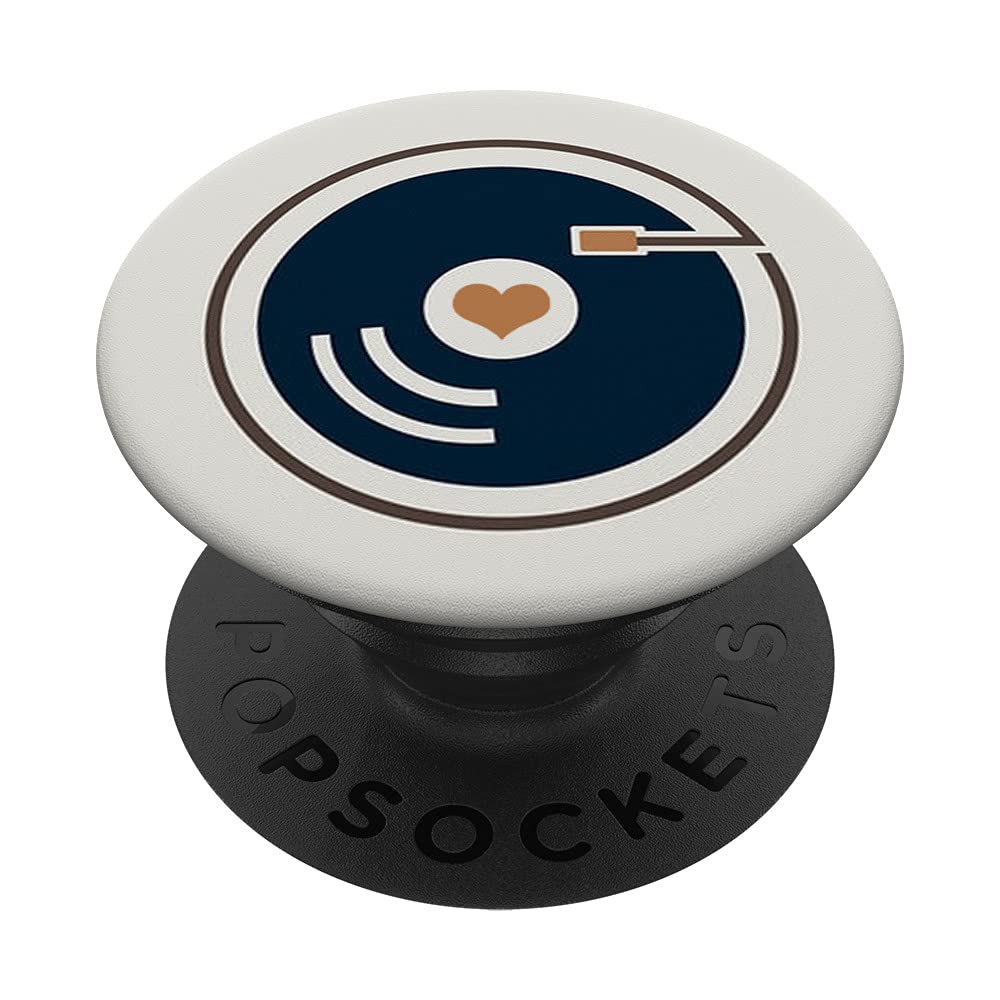 Best Vinyl Record Player PopSockets - Swappable PopGrip for Music Lovers - Perfect for Vinyl Enthusiasts & Turntable Users