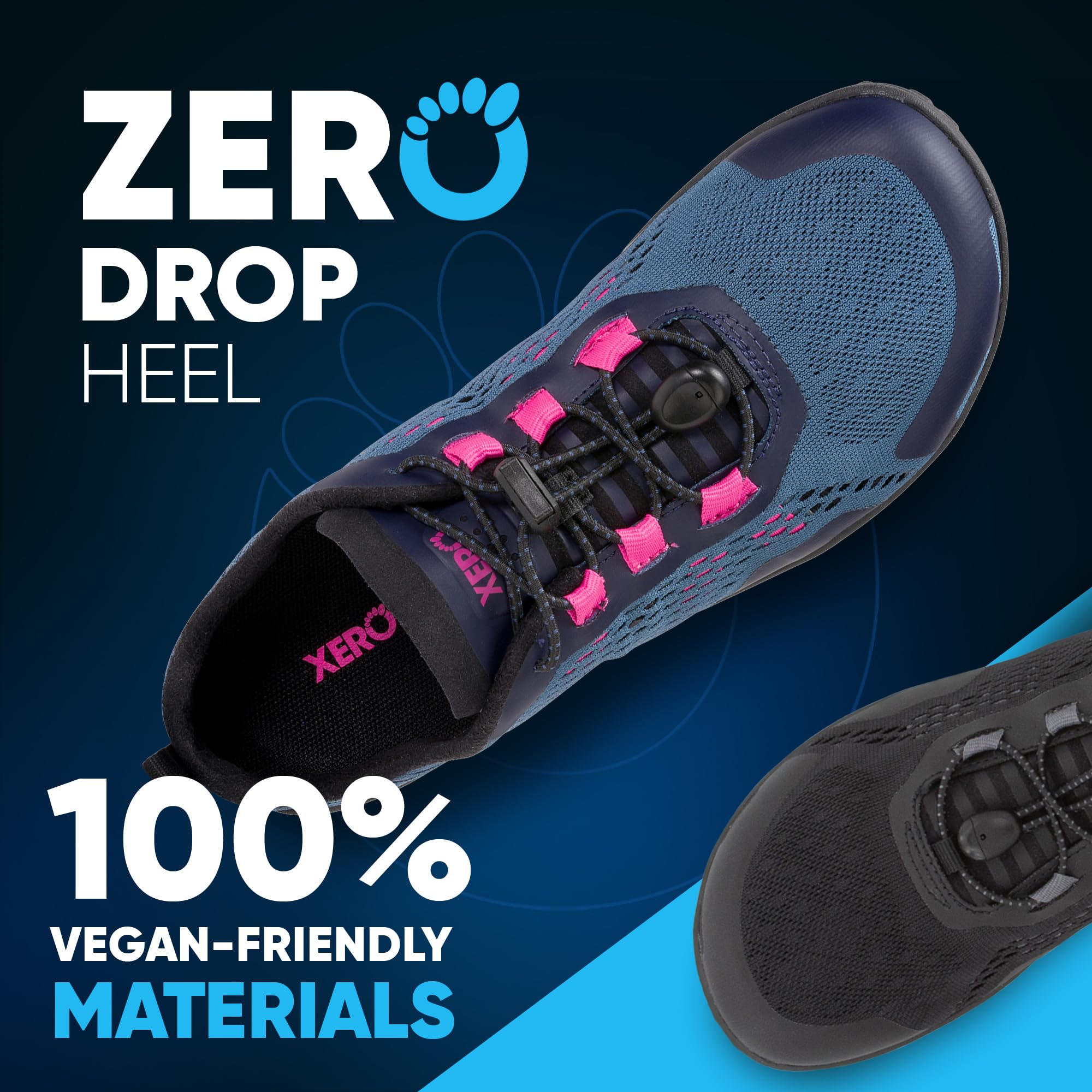 Xero Shoes Barefoot Water Shoes for Women - Aqua X Sport Minimalist Water Shoes with Wide Toe Box & Zero Drop Heel | Perfect for Beach, Hiking, Running, Swimming & Outdoor Activities