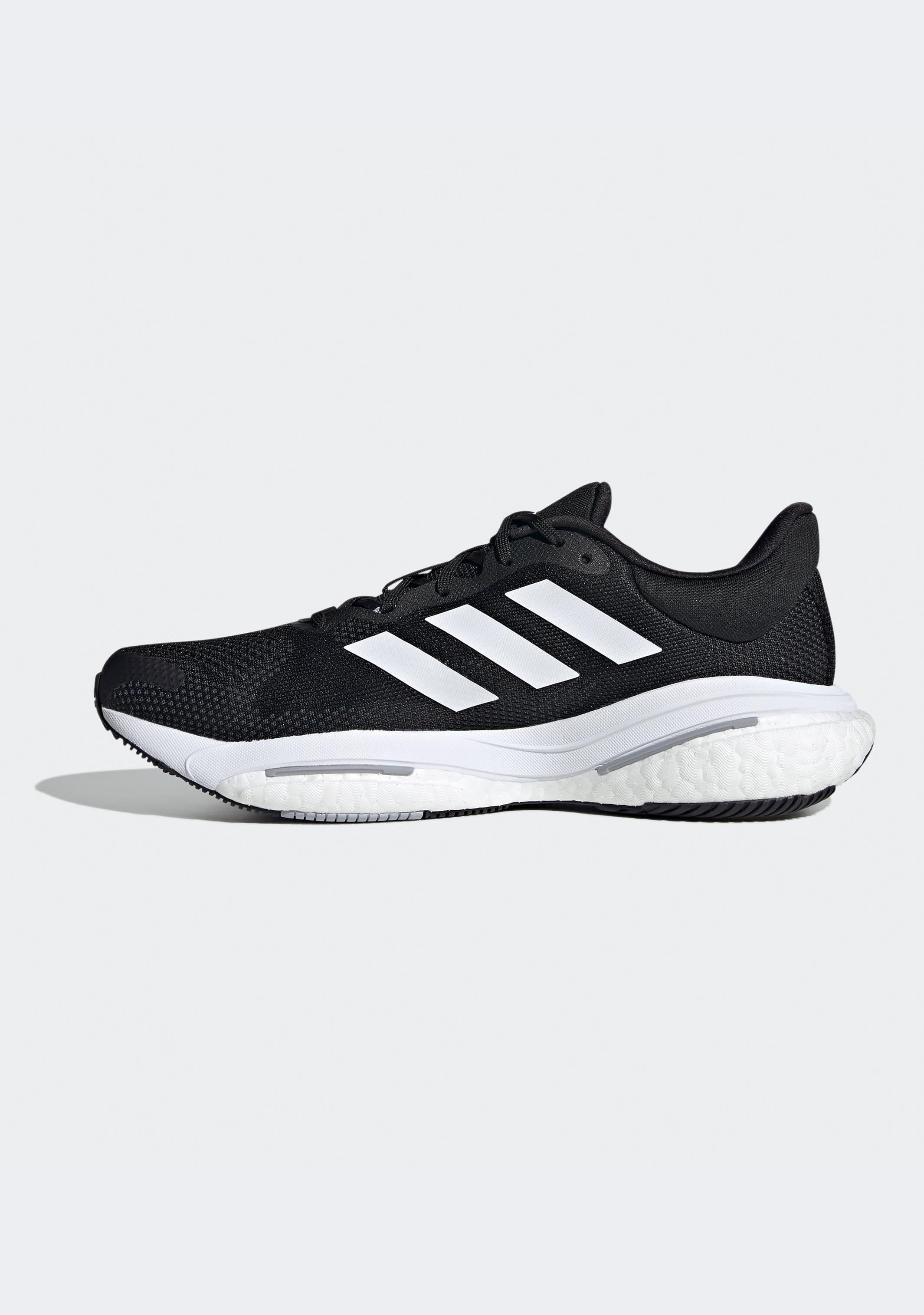 Adidas Men's Solarglide 5 Running Shoes - Lightweight Cushioned Sneakers for Jogging, Gym & Daily Wear | Breathable Mesh & Boost Technology