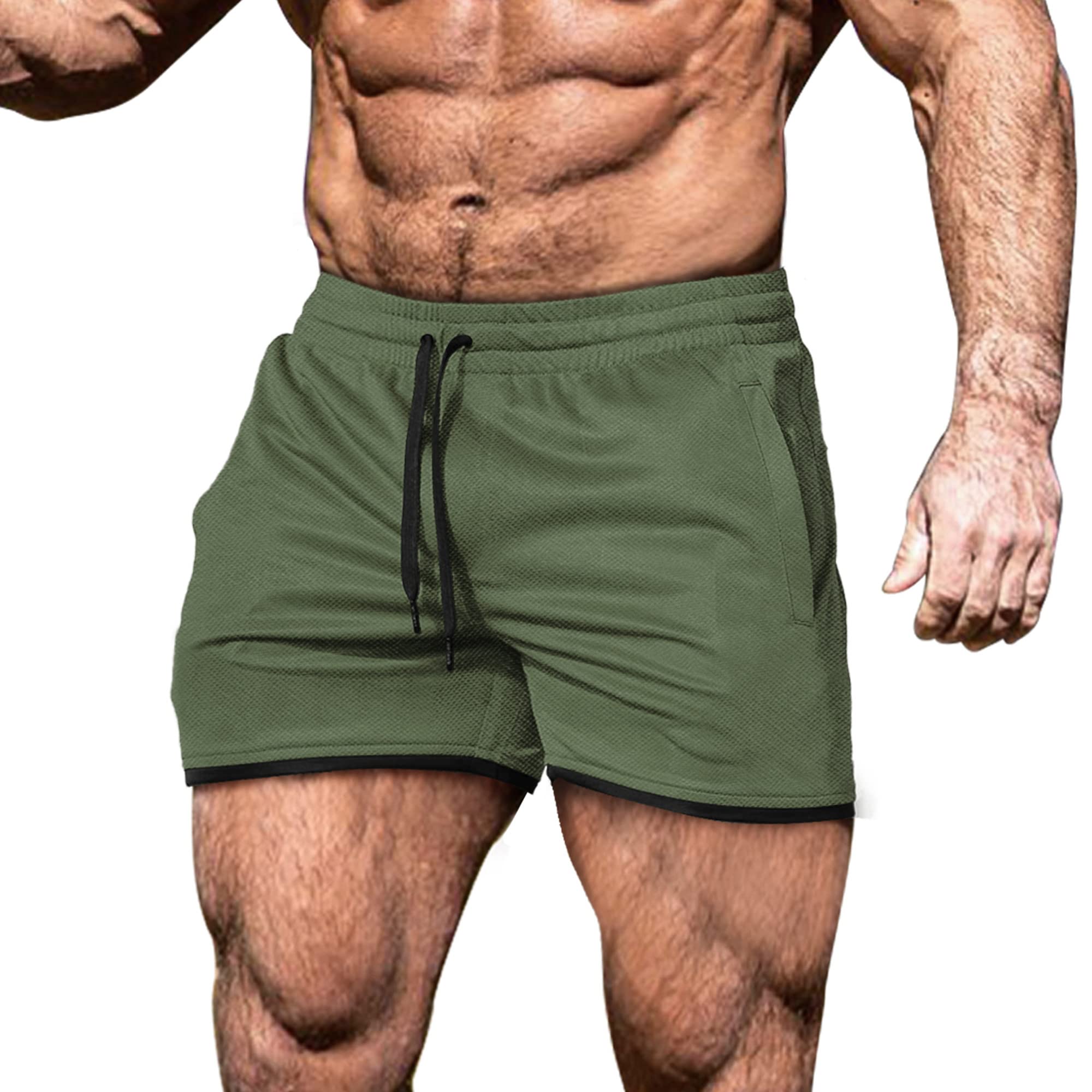 EVERWORTH Men's Quick Dry Workout Shorts - 4