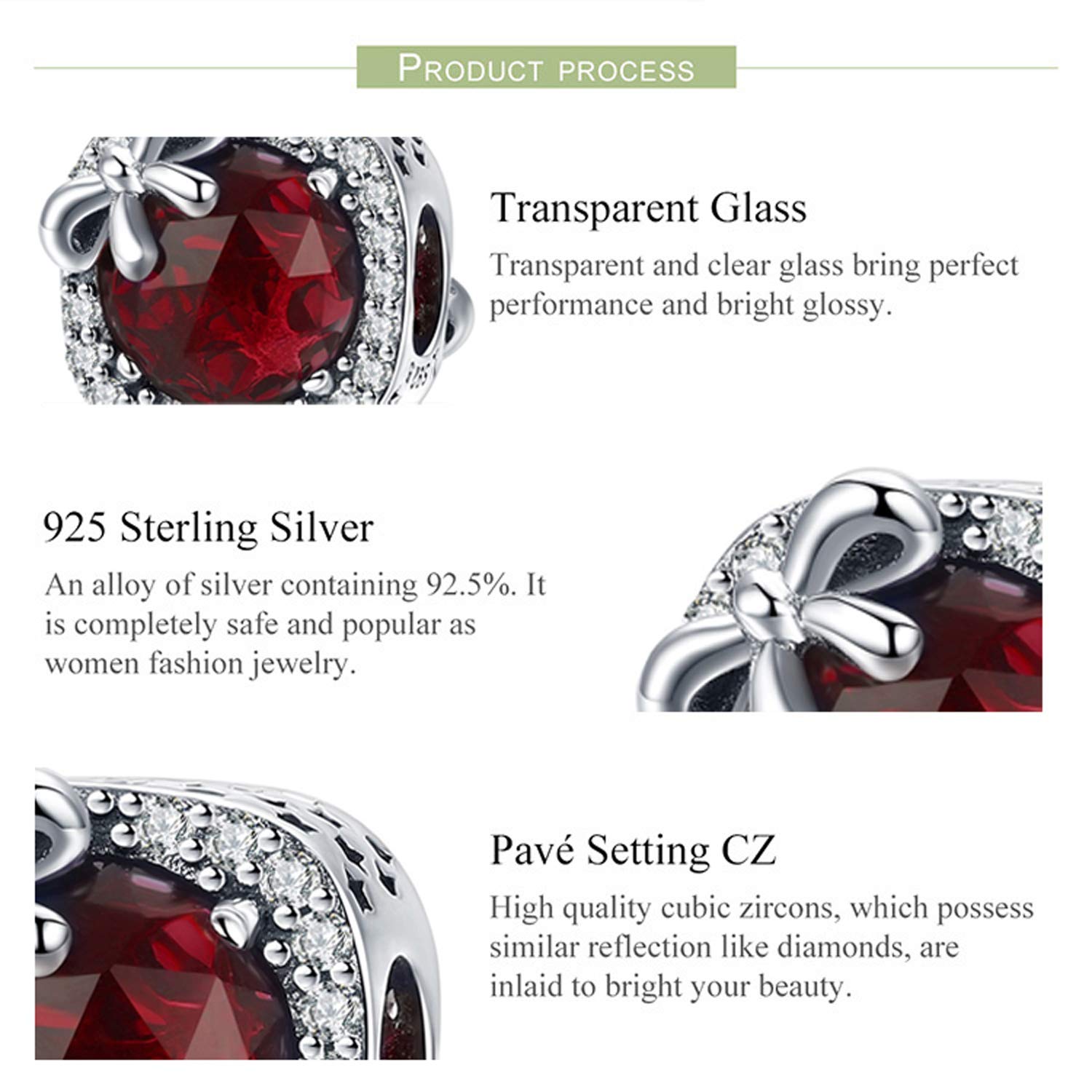 MUERDOU Birthstone Charm - Elegant Bowknot Crystal Pendant for Bracelets & Necklaces | Perfect Birthday Gift, Anniversary Present & Jewelry Making | Ideal for Women's Fashion Accessories & Personalized Gifts