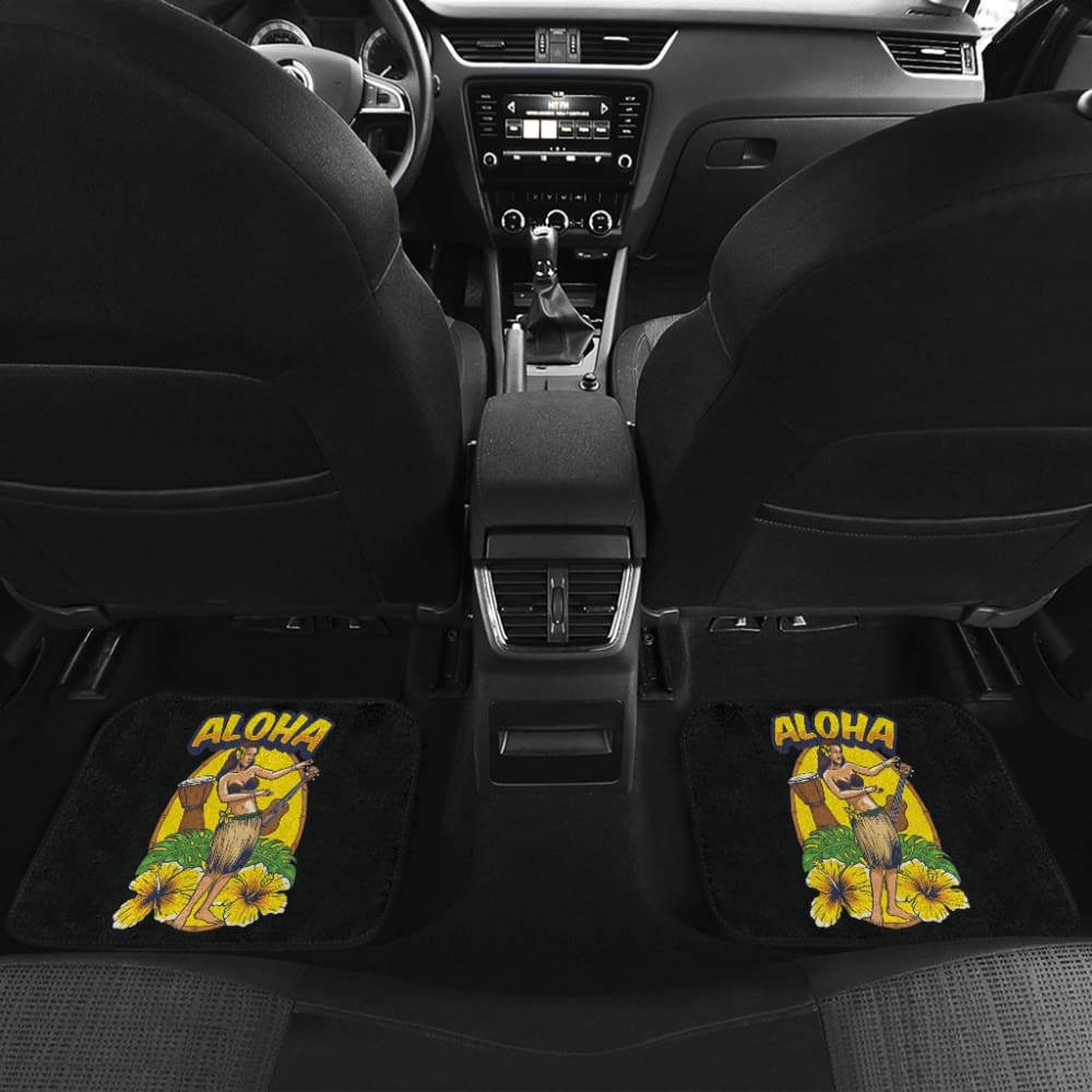 Premium Aloha Custom Car Floor Mats - All-Weather Protection & Non-Slip Design for Sedans, SUVs & Trucks | Perfect for Road Trips, Beach Days & Everyday Commute