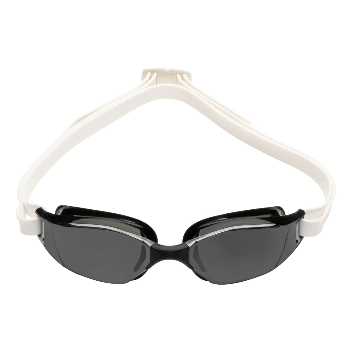Aqua Sphere Xceed Swimming Goggles with Smoked Lens - Black/Black White for Competitive Swimming & Outdoor Water Sports
