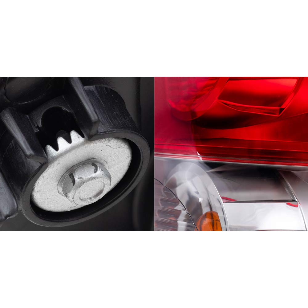 Brock Replacement Headlights and Tail Lights for 2007-2009 Toyota Tundra - Non-Adjustable LED Lights for Improved Night Driving Safety
