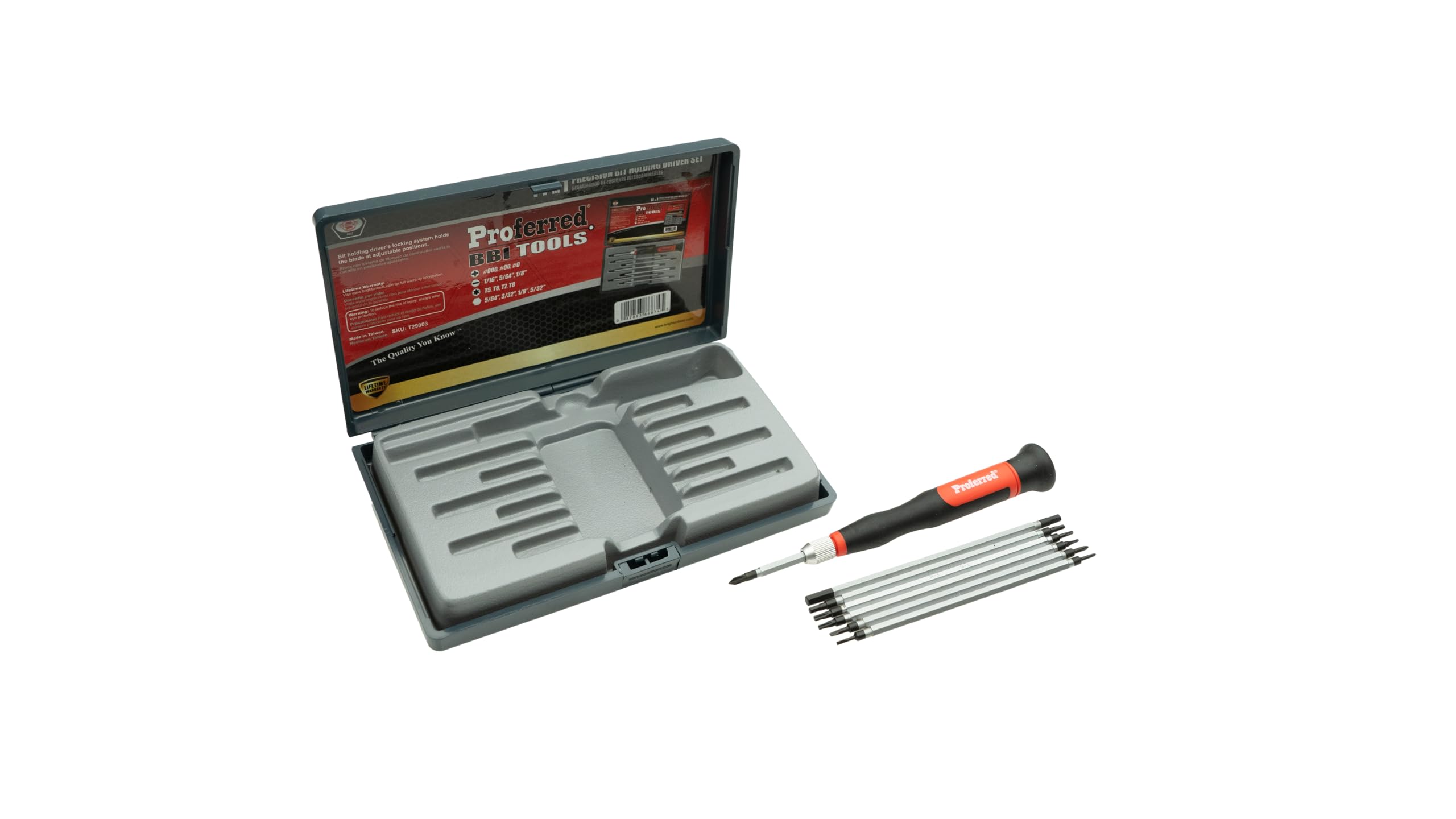 Premium 14-in-1 Precision Interchangeable Bit Screwdriver Set - T29003 | Professional Tool Kit for Electronics, Jewelry & Home Repairs | Ideal for DIY Projects, Phone Repair & Small Appliance Maintenance