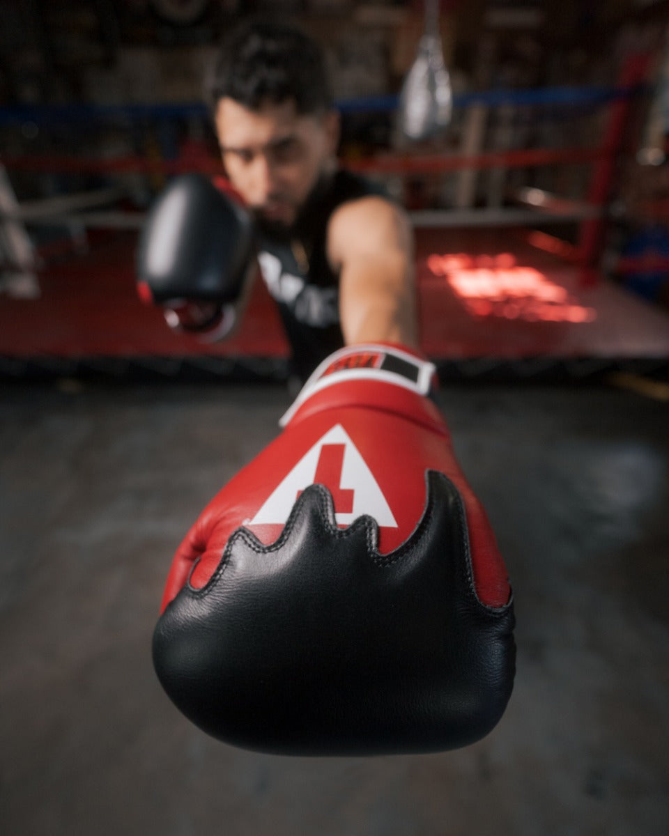TITLE Boxing Gel Lava Leather Series Training Gloves - Premium Boxing Equipment for MMA, Kickboxing & Fitness Training