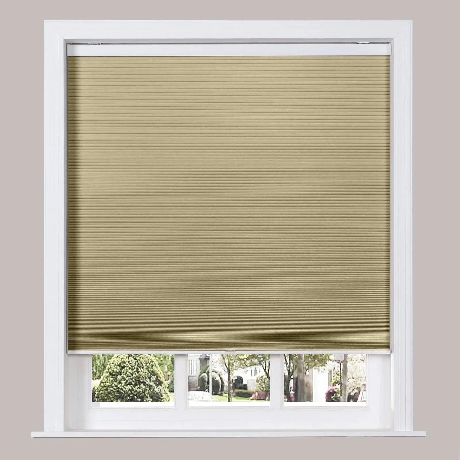 Blackout Cellular Shades for Windows - Cordless Honeycomb Blinds by Paola | Energy Efficient, Light Blocking, Noise Reducing | Perfect for Bedrooms, Nurseries & Home Offices