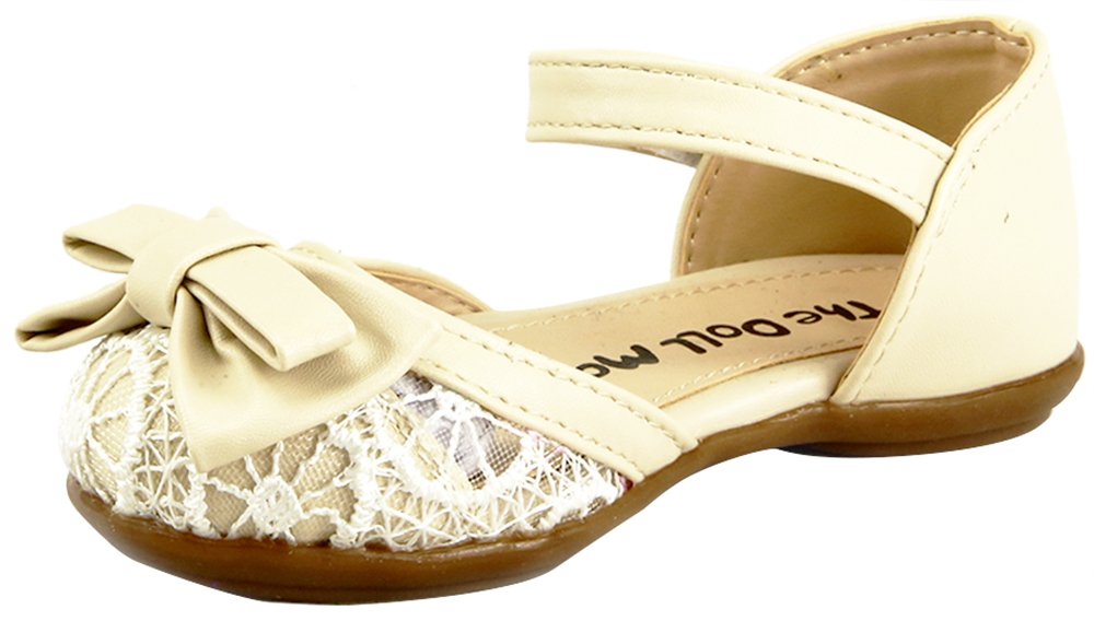 **The Doll Maker Girls' Sandals – Comfortable Toddler & Little Kid Sandals for Beach, Play & Summer Outfits**