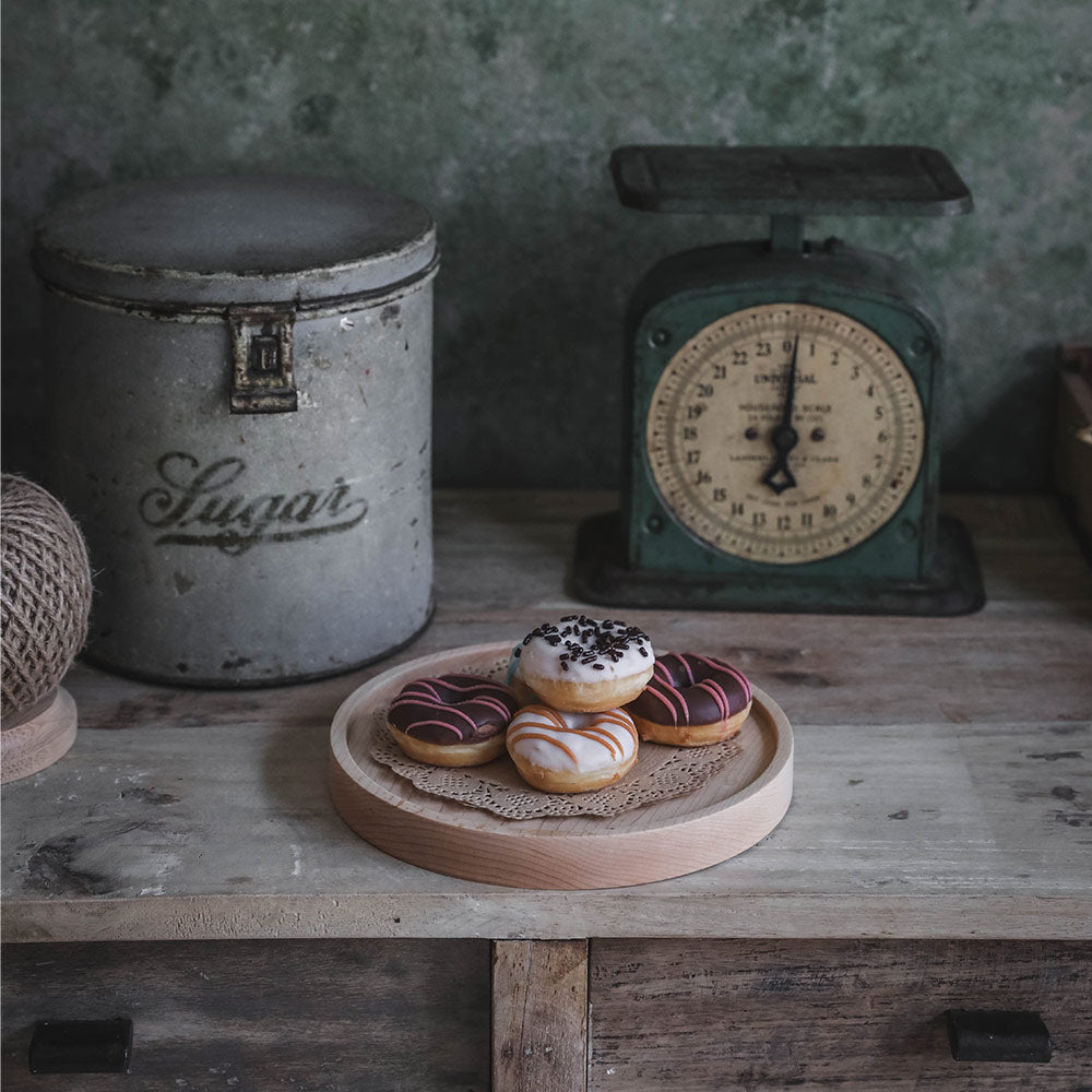 Handcrafted Maple Wood Plate - Natural, Durable & Eco-Friendly for Dining, Serving & Home Decor