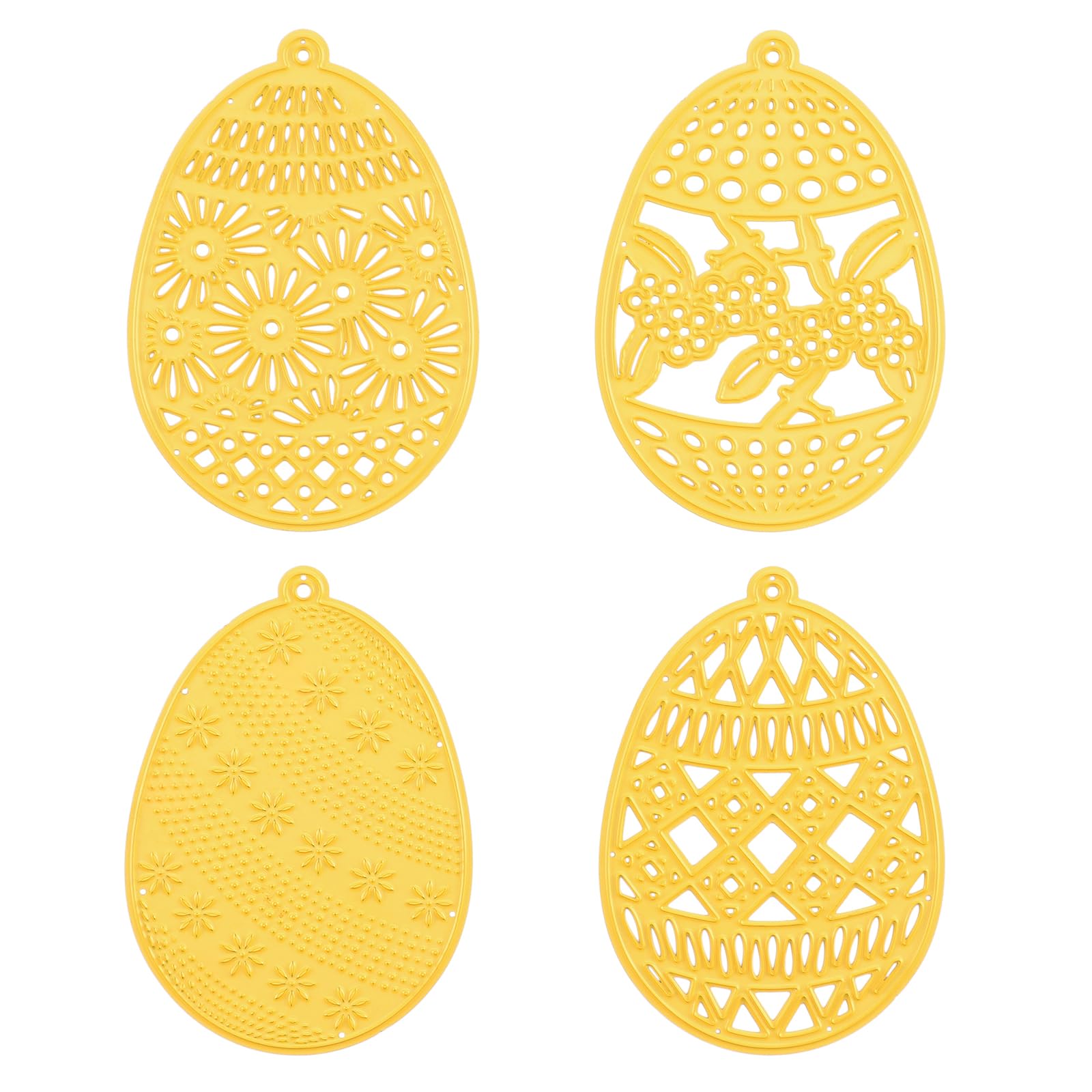 Easter Egg Shape Dies - 4-Piece Set for Scrapbooking, Card Making & DIY Crafts | Perfect for Easter Decorations, Greeting Cards & Home Projects