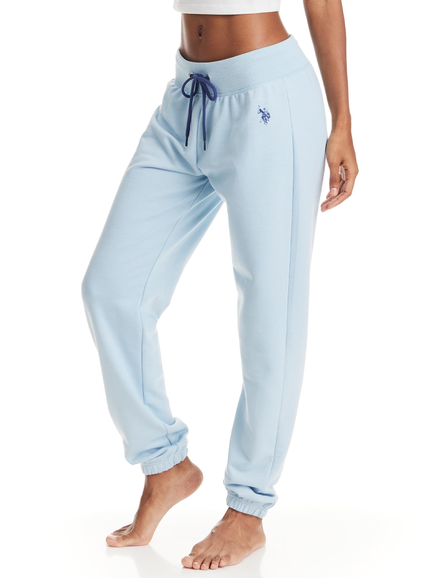 U.S. Polo Assn. Women's French Terry Sweatpants - Breathable Comfortable Joggers for Casual Wear, Lounge & Workout | Perfect for Yoga, Running & Everyday Comfort