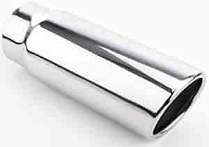 JEGS Polished Stainless Steel Exhaust Tip - 8