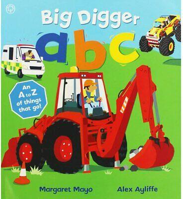Big Digger ABC - Heavy Duty Construction Toy for Kids, Excavator Playset with Realistic Features - Perfect for Sandbox Play, Outdoor Activities & Pretend Construction Fun