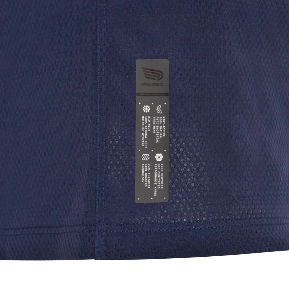Pressio Men's Performance Singlet - Navy/Matte - Lightweight & Breathable for Running, Gym & Workouts