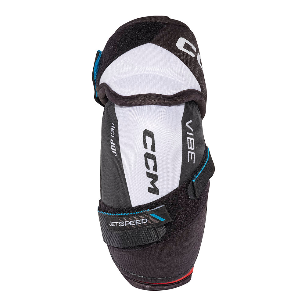 CCM Jetspeed Vibe 2023 Junior Ice Hockey Elbow Pads - Protective Gear for Youth Hockey Players - Perfect for Practice, Games & Training Sessions