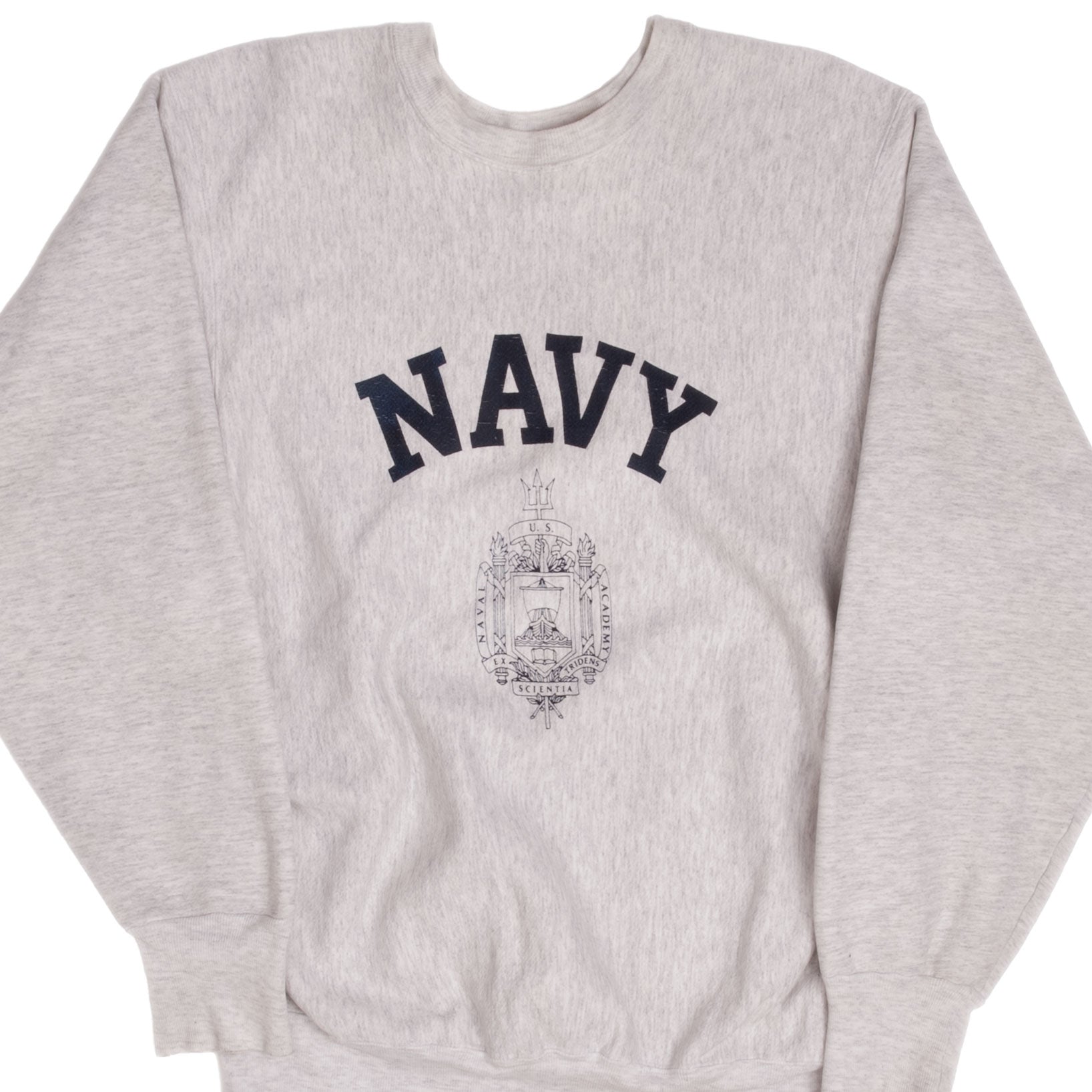 Vintage US Navy Sweatshirt - XL Size - 100% Made in USA | Military Apparel, Retro Fashion, Casual Wear for Men & Women