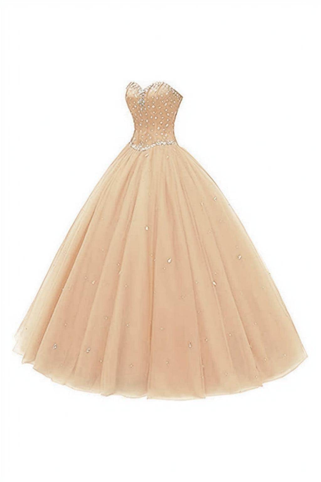 Elegant Princess Floor-Length Tulle Prom Dress CS0425 | Perfect for Homecoming, Ball & Formal Events