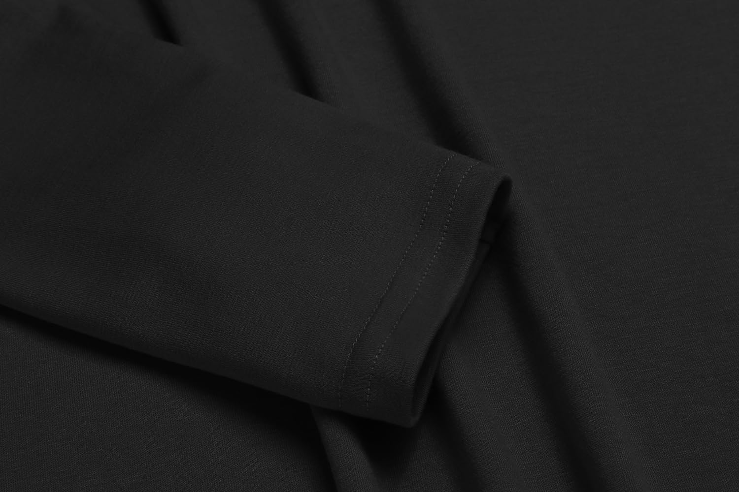 Premium Men's Mock Neck Pullover T-Shirt - High Neck Turtleneck Long Sleeve Sweater for Casual & Business Wear | Office, Date Night & Winter Layering Essential