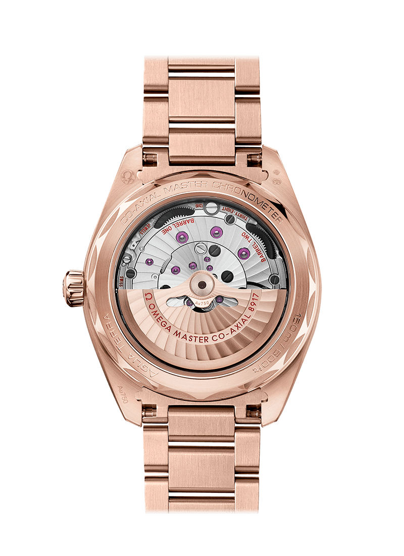 Omega Seamaster Aqua Terra Co-Axial Master Chronometer 18K Sedna™ Gold Men's Luxury Watch - Perfect for Business, Formal Events & Special Occasions