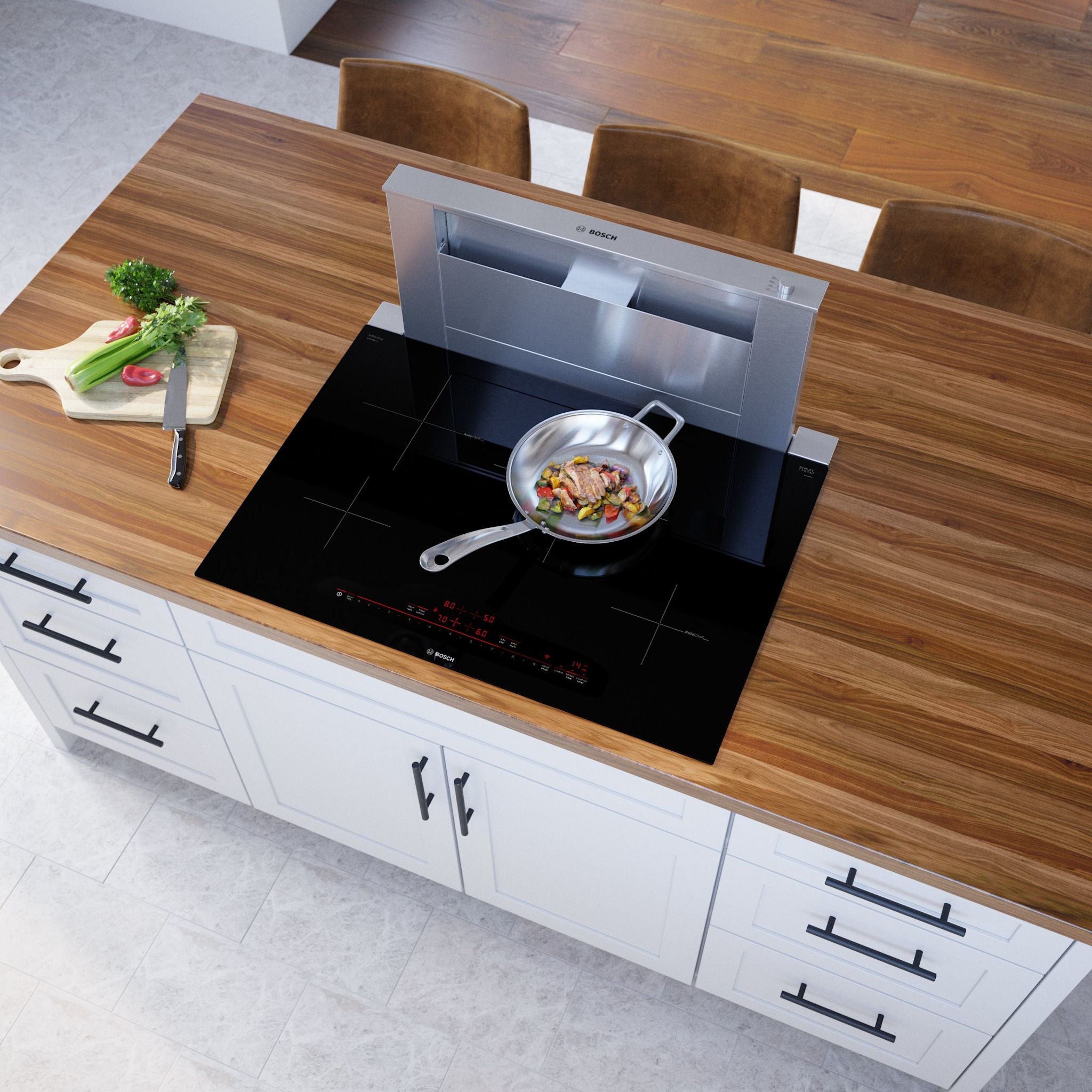 Bosch 30 Inch Induction Cooktop - NIT8060UC Black | Fast Heating, Energy Efficient | Perfect for Modern Kitchens & Home Chefs