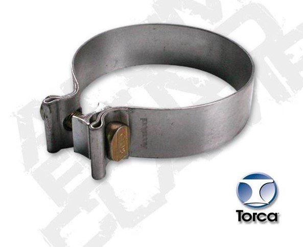 Torca 4-Pack Accuseal Band Clamps - Heavy Duty Stainless Steel Hose Clamps for Automotive, Plumbing & Industrial Use (Perfect for Securing Hoses, Pipes & Tubing)