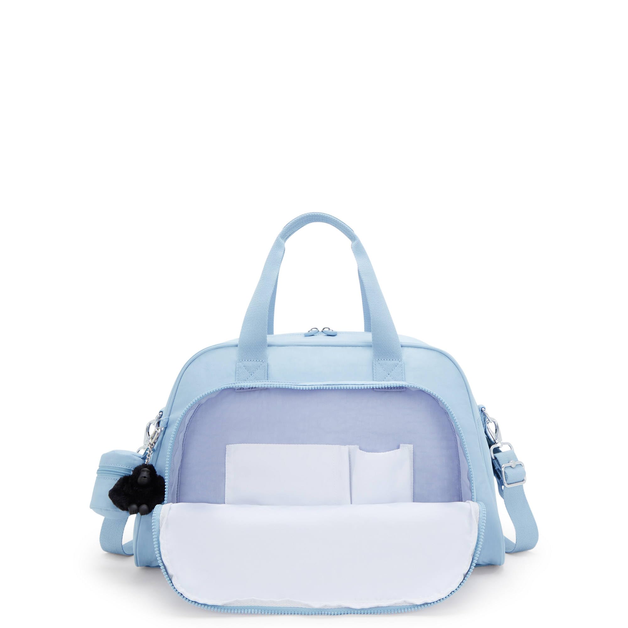Kipling Camama Diaper Bag - Stylish & Spacious Baby Bag for Moms, Water-Resistant & Lightweight, Perfect for Travel & Daily Use (Cloudy Sky Blue)