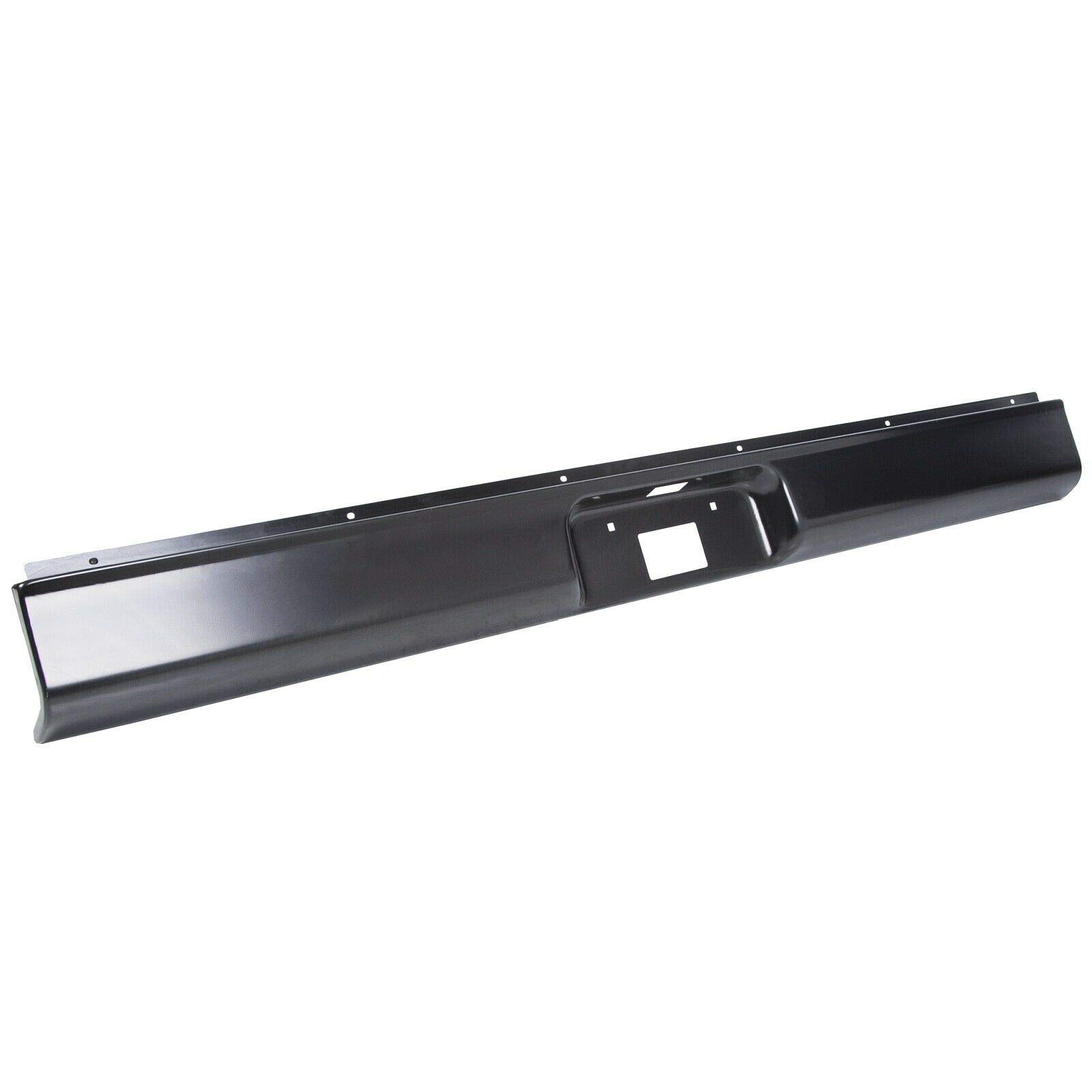 Rear Steel Roll Pan with License Plate Light for Chevy GMC C10 Fleetside 1973-1987 | Durable Truck Bed Accessory for Restoration & Custom Builds