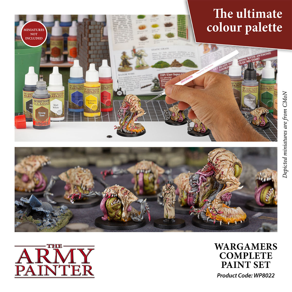 Warpaints: Complete Paint Set for Miniatures & Models - Perfect for Warhammer, D&D, and Tabletop Gaming