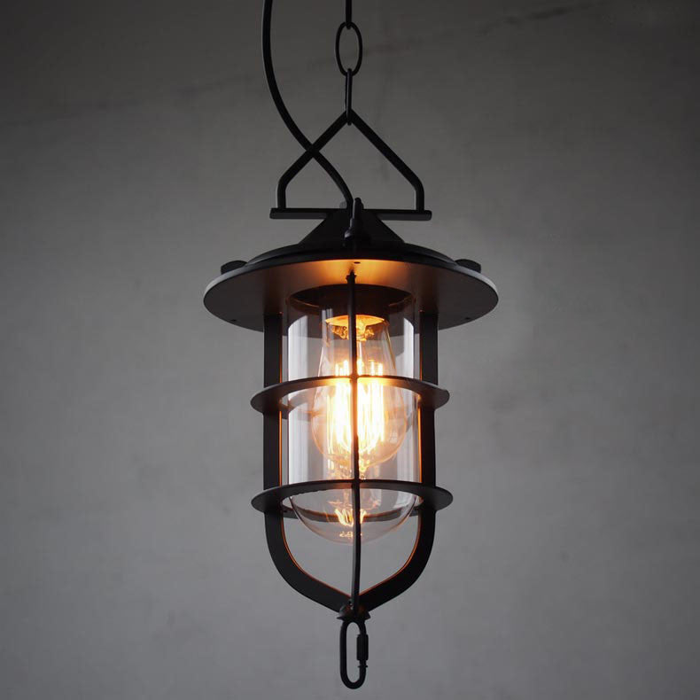 Vintage Tulva Pendant Light - Retro Outdoor Hanging Lamp with Weatherproof Design for Patio, Garden & Porch Lighting - Perfect for Boho, Farmhouse & Industrial Decor Styles