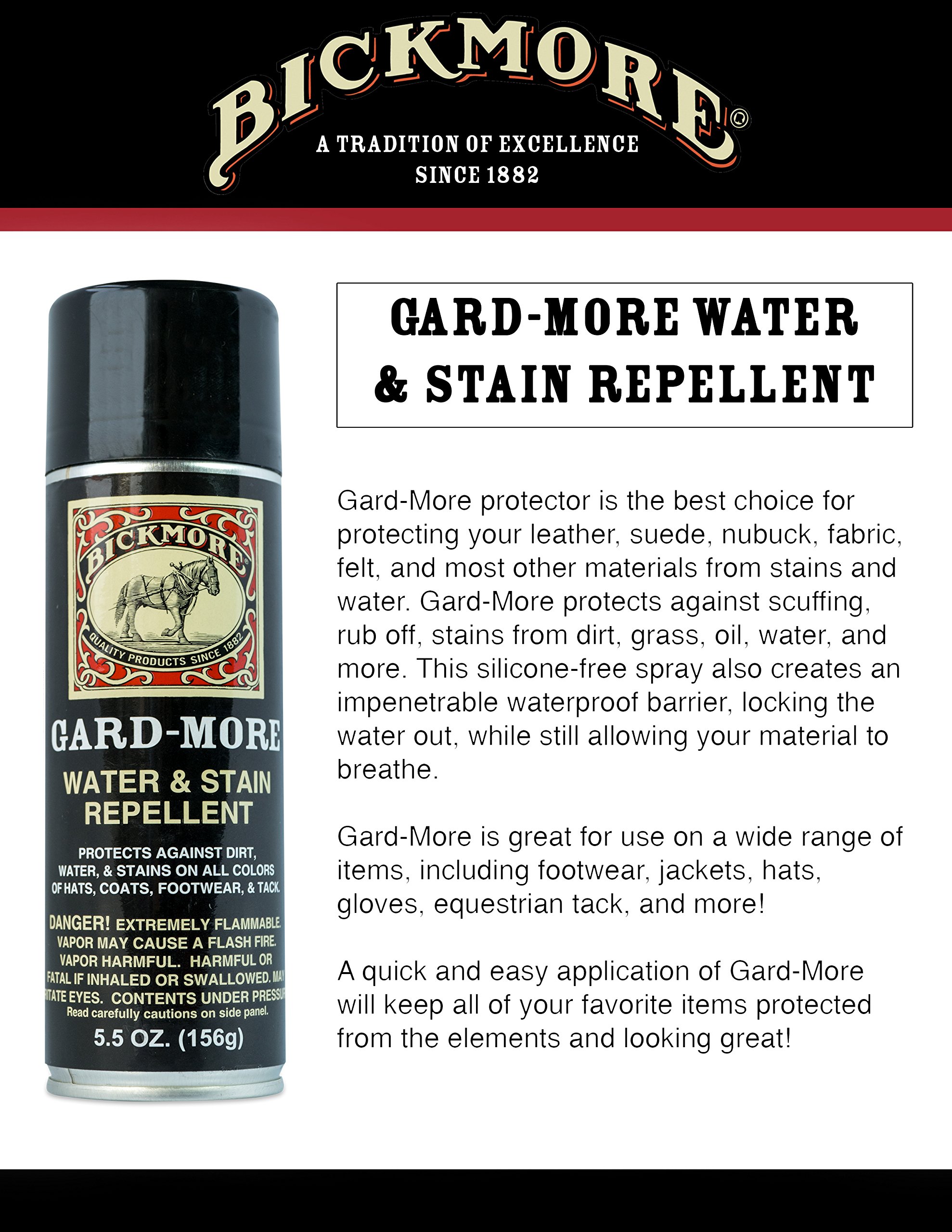 Premium Leather Care Kit - Bick 1 Cleaner, Bick 4 Conditioner & Gard-More Protector - Boot, Shoe & Bag Maintenance Set for Cleaning, Softening & Protecting Leather Goods | Ideal for Boots, Shoes, Handbags, Jackets & Leather Accessories | Perfect for Daily Care & Long-Term Leather Preservation