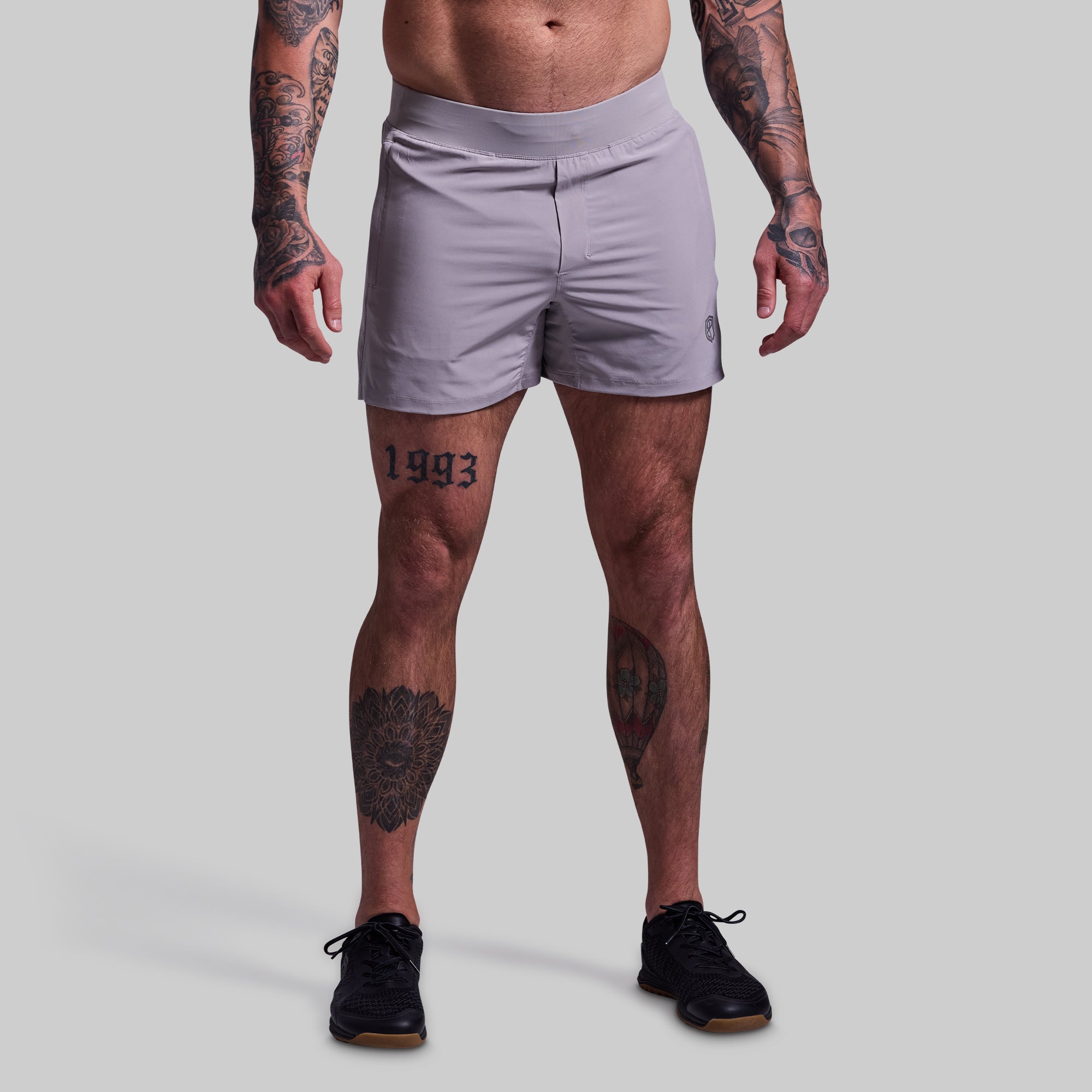 Versatile Women's Shorts - 5-Inch Inseam (Stone Color) | Comfortable Casual Wear for Summer, Gym, and Outdoor Activities