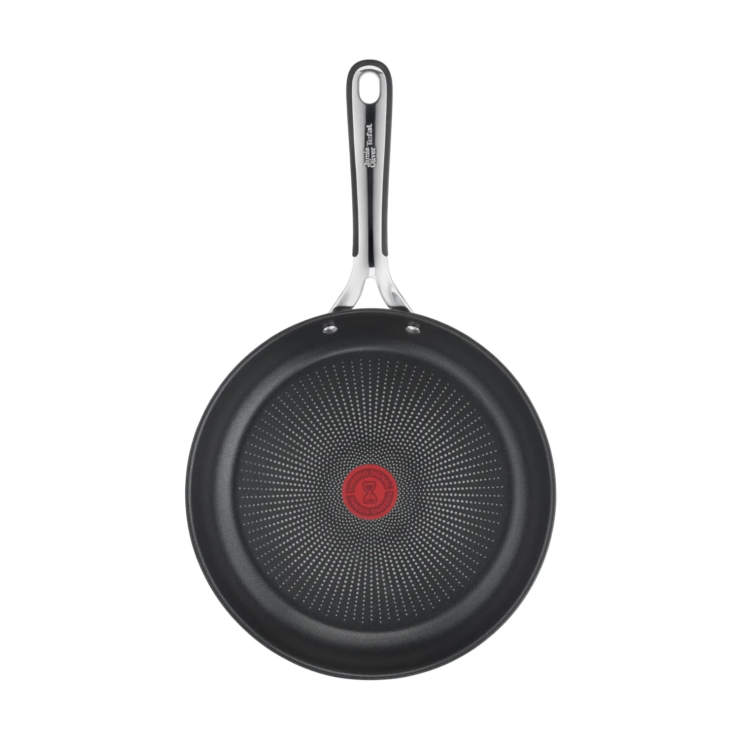 Jamie Oliver by Tefal Non-Stick Induction Frypan Set - 3-Piece Stainless Steel Cookware (20cm, 24cm, 28cm) for Sauteing, Frying & Cooking | Perfect for Home Kitchens & Professional Chefs