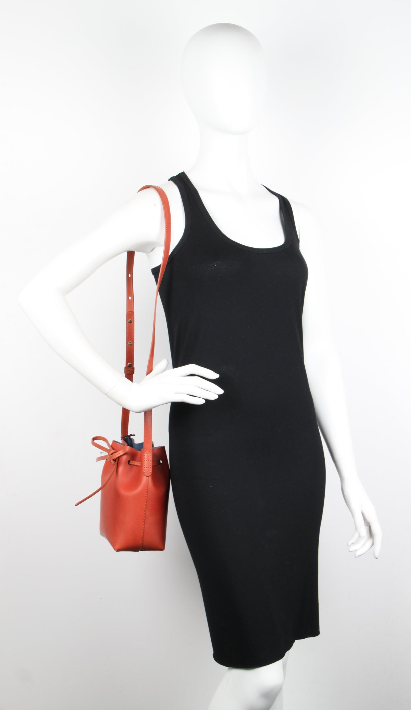 Mini Bucket Bag - Premium Vegetable Tanned Leather Handbag (Brady/Avion Style) for Women - Perfect for Everyday Use, Shopping & Travel Accessories