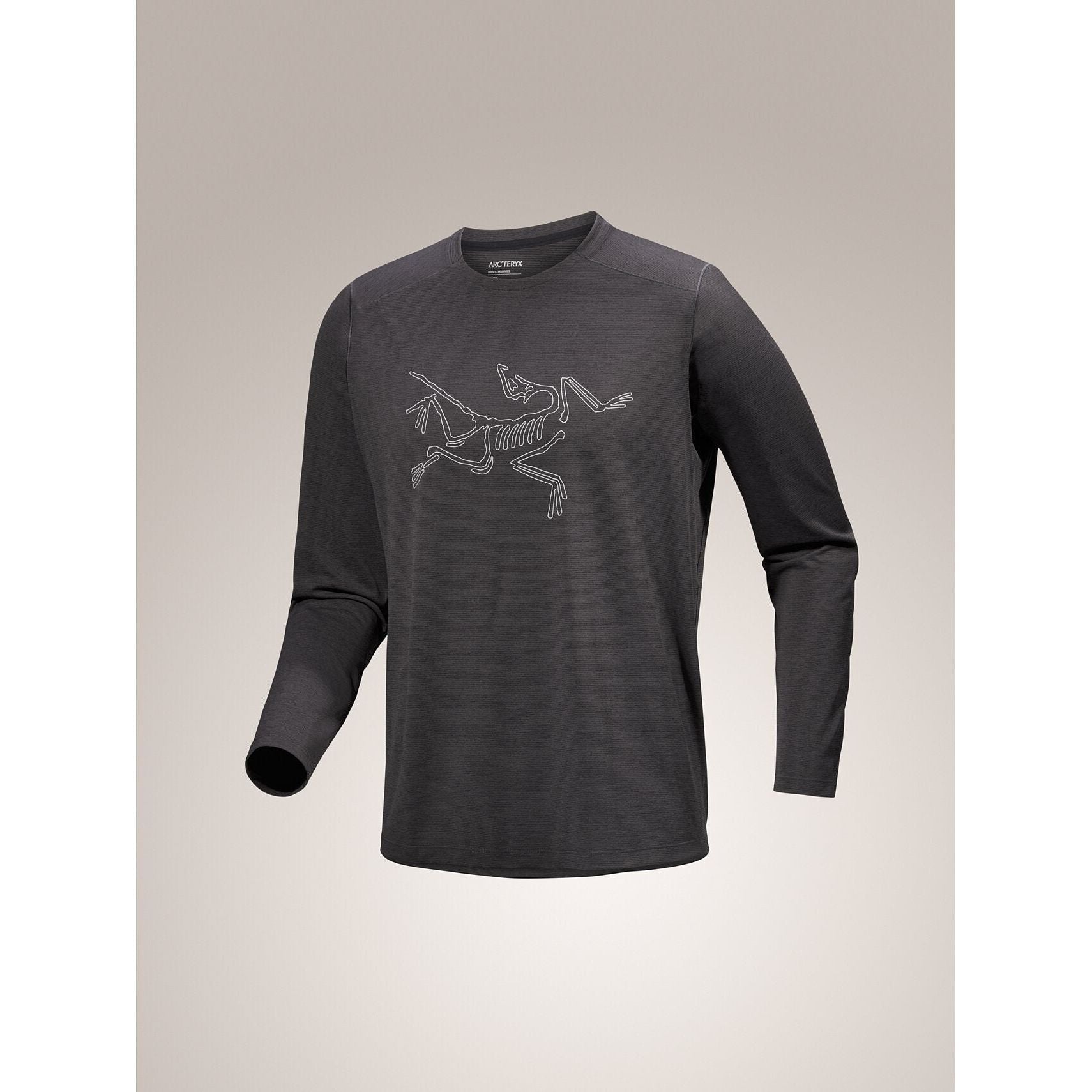 Arc'teryx Men's Cormac Long Sleeve Logo Shirt - Moisture-Wicking Hiking & Outdoor Performance Top for Men