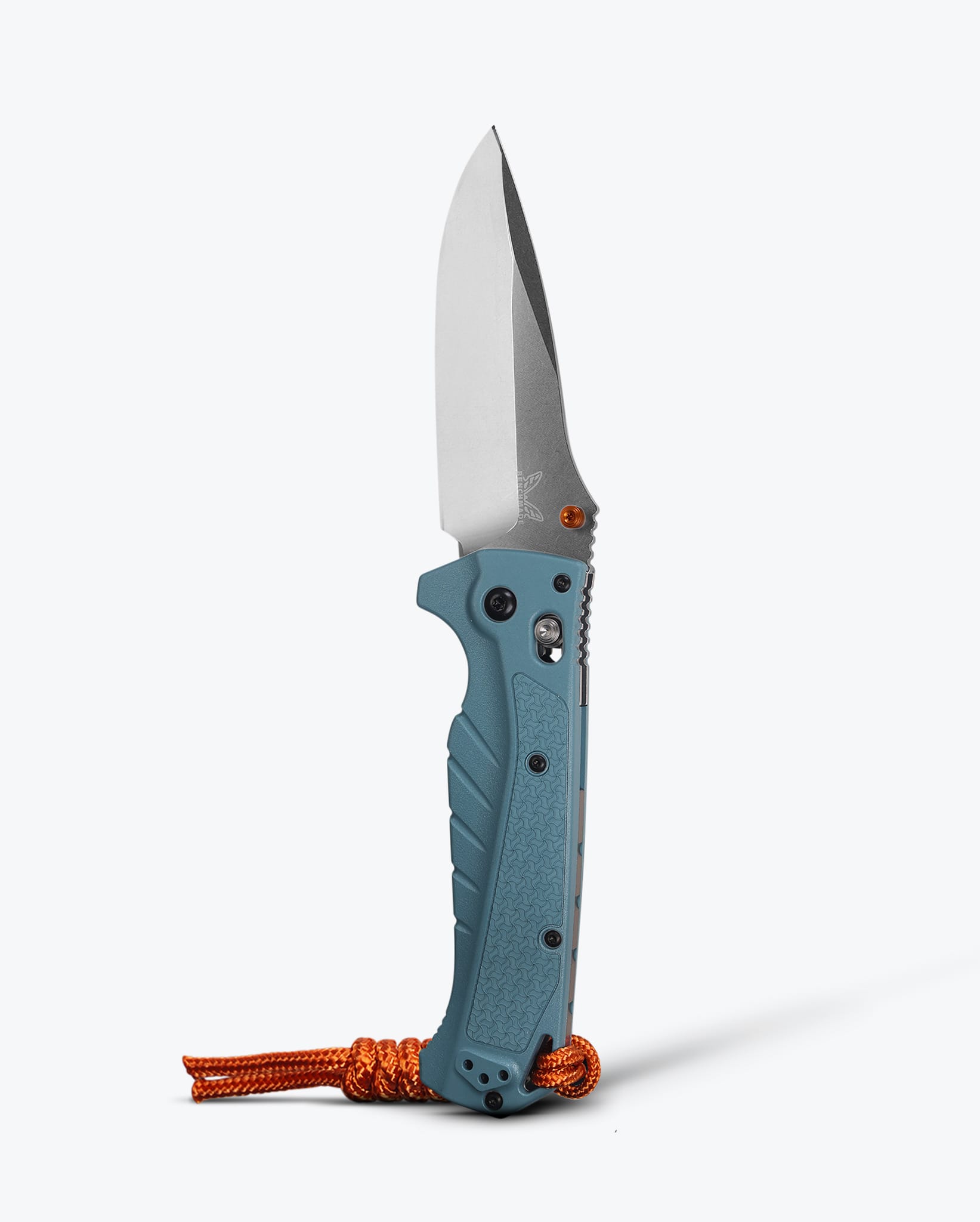 Adira™ Tactical Folding Knife - Depth Blue Grivory® Handle with Drop Point Blade | Outdoor Survival, Camping, EDC & Everyday Carry Knife