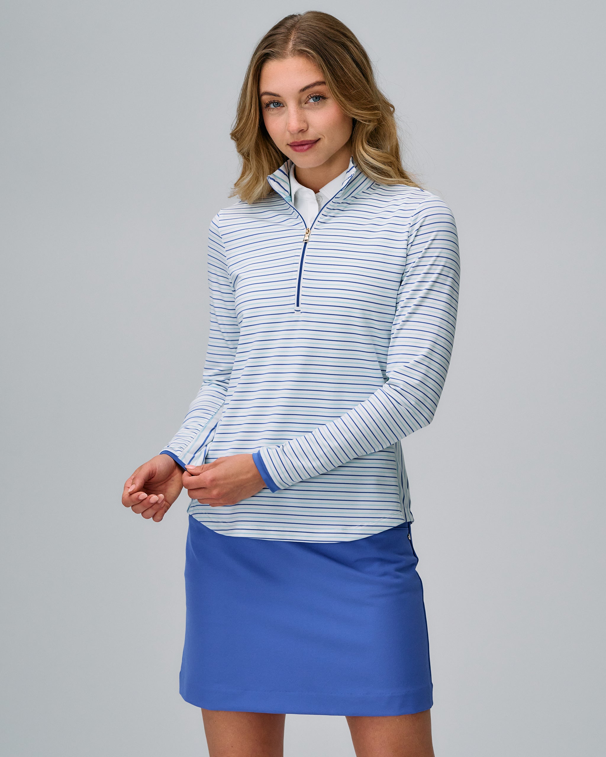 Drea Zip Mock Neck Sweater - Women's Casual Knit Pullover for Fall & Winter | Perfect for Office, Date Night & Cozy Layering
