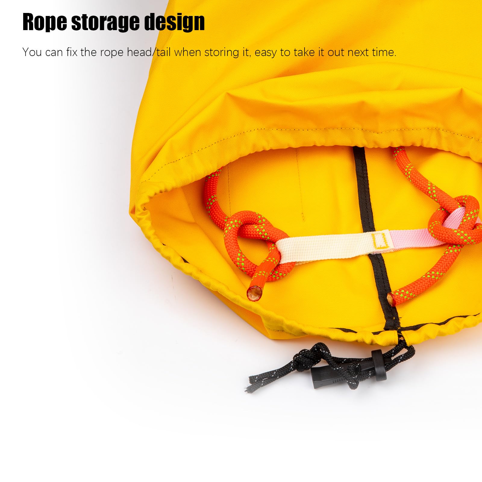 Large Capacity Waterproof Arborist Throw Bag - 200ft Climbing Gear Backpack with Adjustable Straps & Foldable Design | Perfect for Tree Climbing, Rock Climbing & Outdoor Adventures
