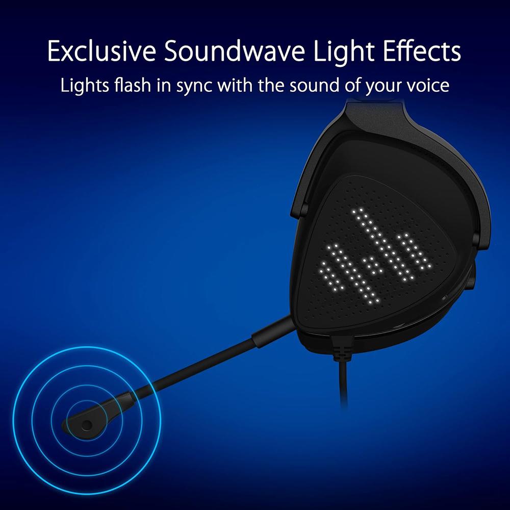 ASUS ROG Delta S Animate Gaming Headset with RGB Lighting - Hi-Res Audio, AI Noise Canceling Mic, USB-C - Perfect for PC, PS5, Xbox & Streaming