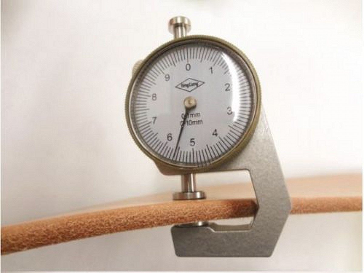 0-10mm Thickness Gauge Tester for Leather Crafting | Precision Measuring Tool for Leatherworking | Perfect for DIY Leather Projects, Shoe Making & Handbag Repair