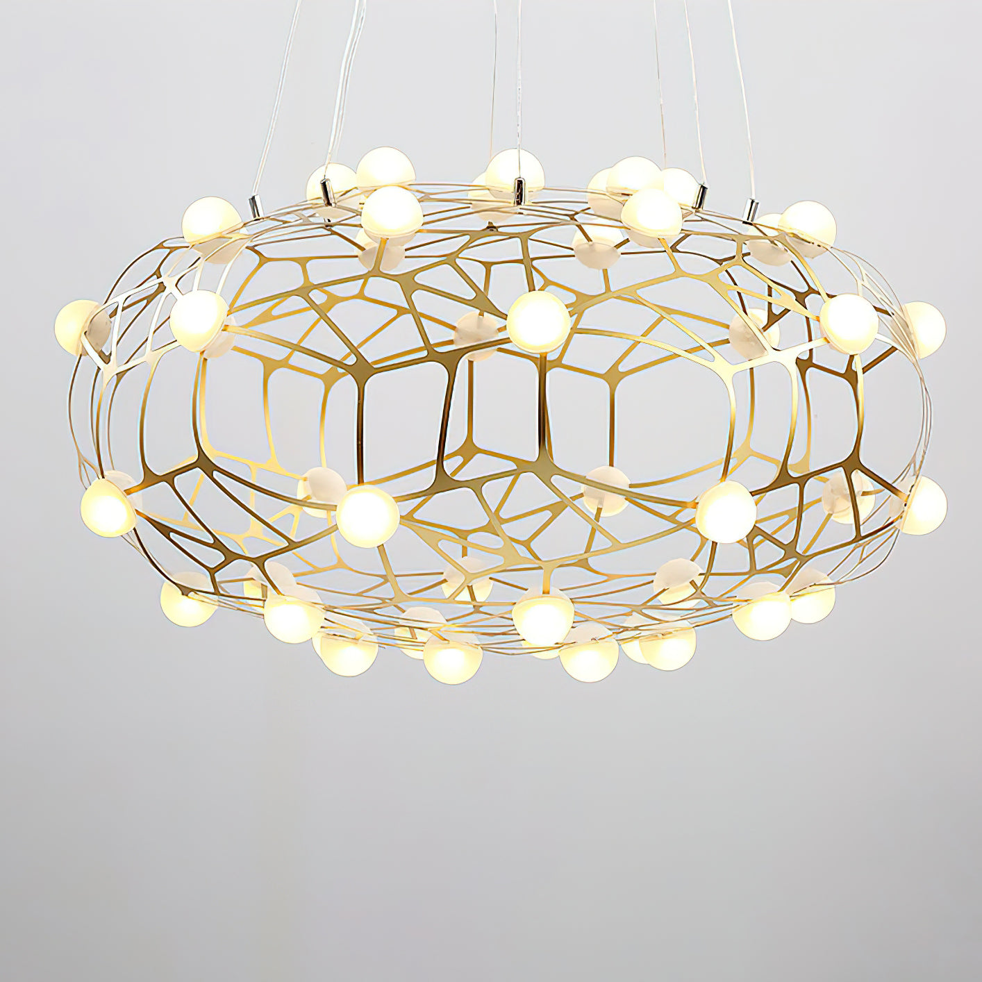 Exquisite Bird's Nest Chandelier - Elegant Crystal Ceiling Light Fixture for Dining Room, Bedroom & Living Room Decor | Perfect for Modern Home, Wedding & Luxury Interior Design